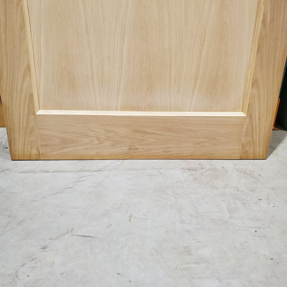 Timber Entry Door - 2320h x 920w Solid Core w/ 1 x Obscure Glass *Factory Second* 30103
