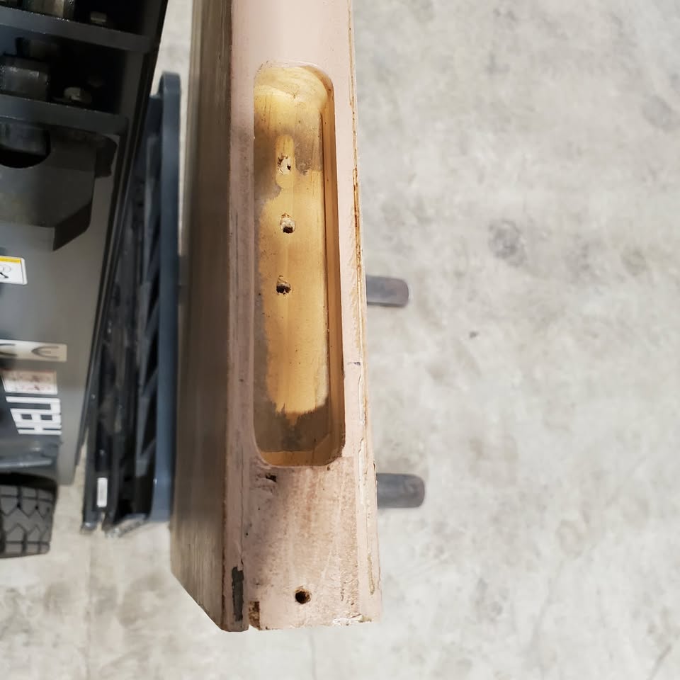 Timber Entry Door - 2340h x 1200w Solid w/ 1 Obscure (frosted) Glass (XLR160) *Factory Second* 30135