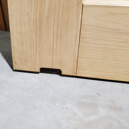 Timber Entry Door - 2340h x 1020w Solid Core w/ 1 x Clear Glass Float Panel *Factory Second* 30187