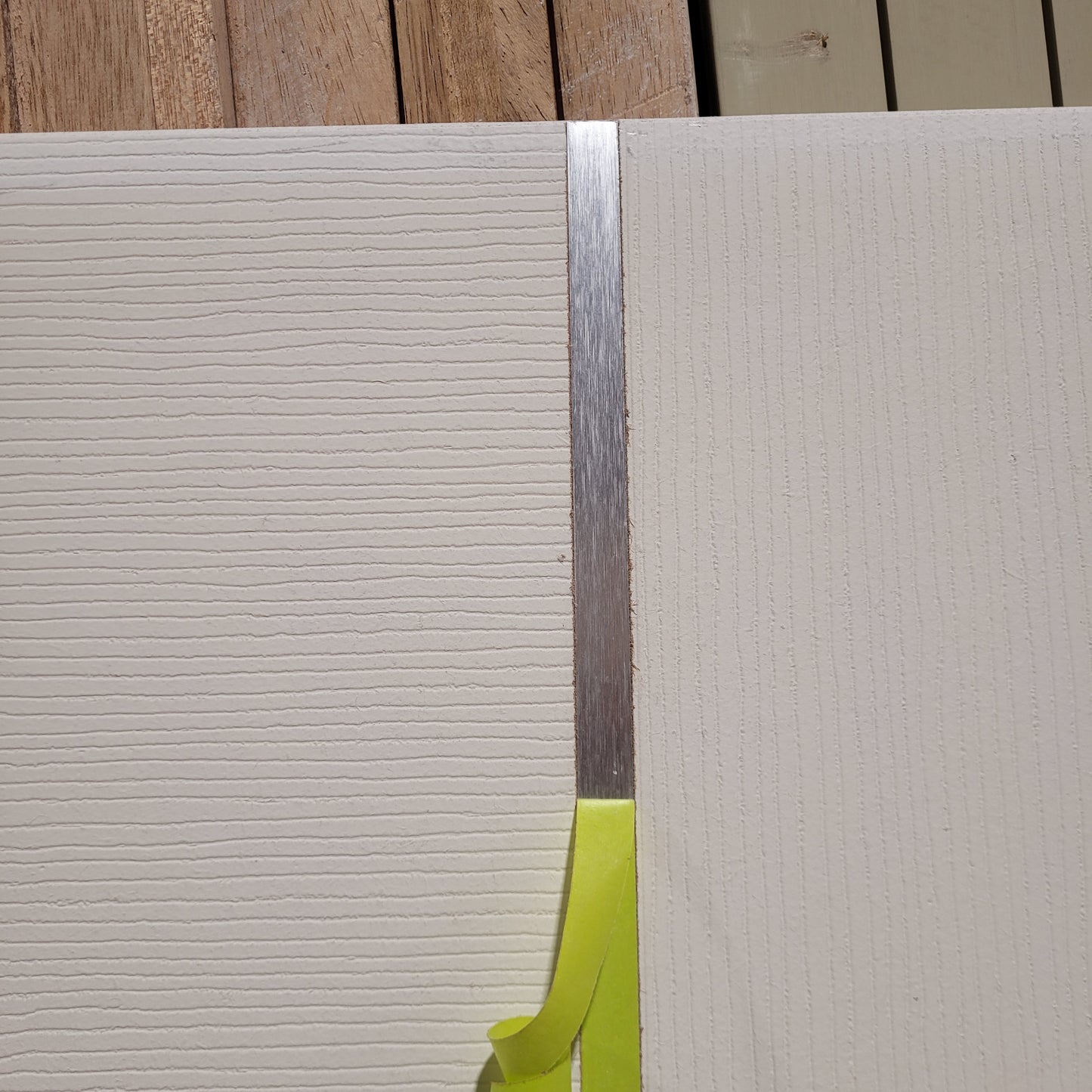 Internal Timber Door - 2040h x 720w Hollow Core w/ Metal Strip *Factory Second* 30262