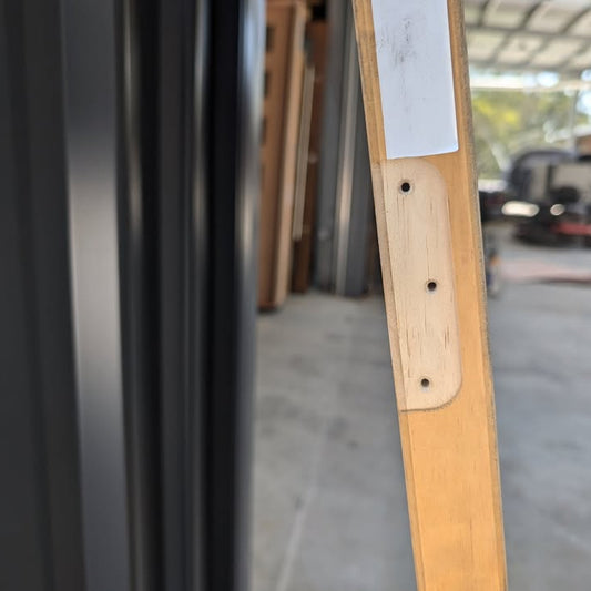 Internal Timber Door - 2340h x 820w Solid Core w/ Routered Pattern  (XB12) *Factory Second* 30269