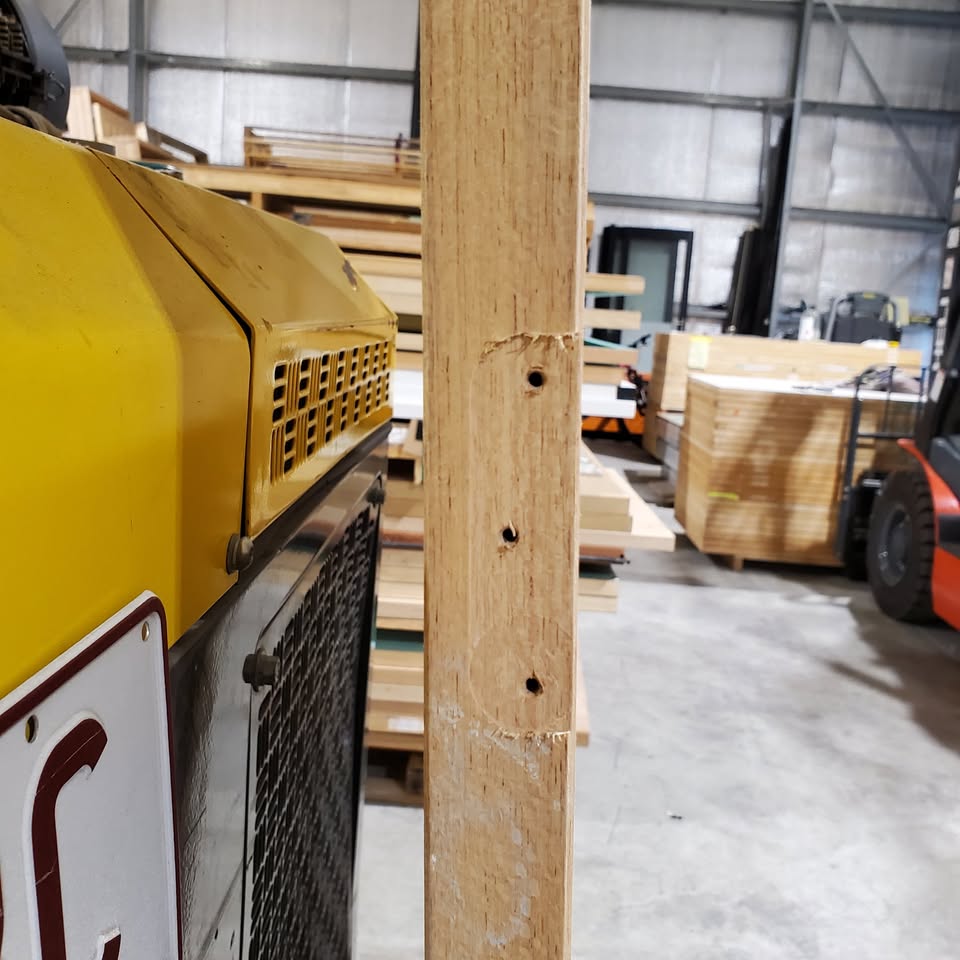 Internal Timber Door - 2340h x 720w Solid Core w/ Timber Infill Panel*Factory Second* 30273