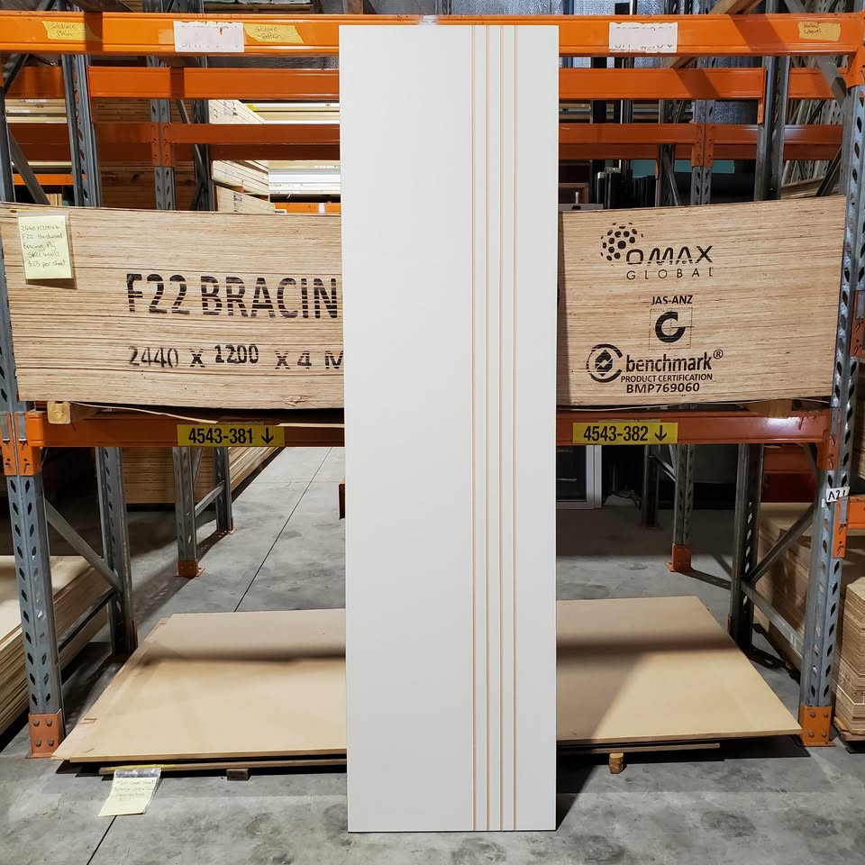 Internal Timber  Door - 2340h x 620w Hollow Core w/Pattern Both Sides (PRE9) *Factory Second* 30314