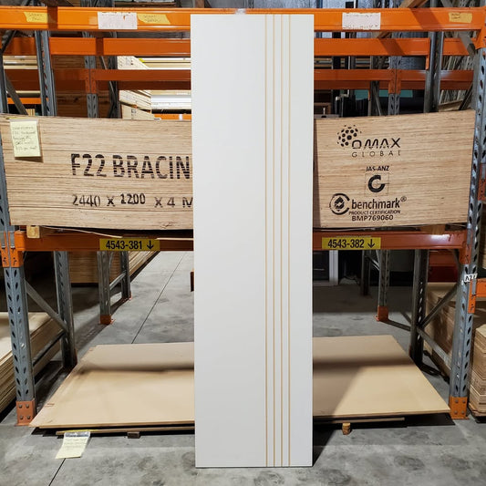 Internal Timber  Door - 2340h x 620w Hollow Core w/Pattern Both Sides (PRE9) *Factory Second* 30314