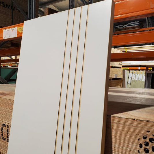Internal Timber  Door - 2340h x 620w Hollow Core w/Pattern Both Sides (PRE9) *Factory Second* 30314
