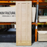 Timber Door - 2340h x 820w Semi-Solid Core Internal Door w/ Infill Panels *Factory Second* 30386