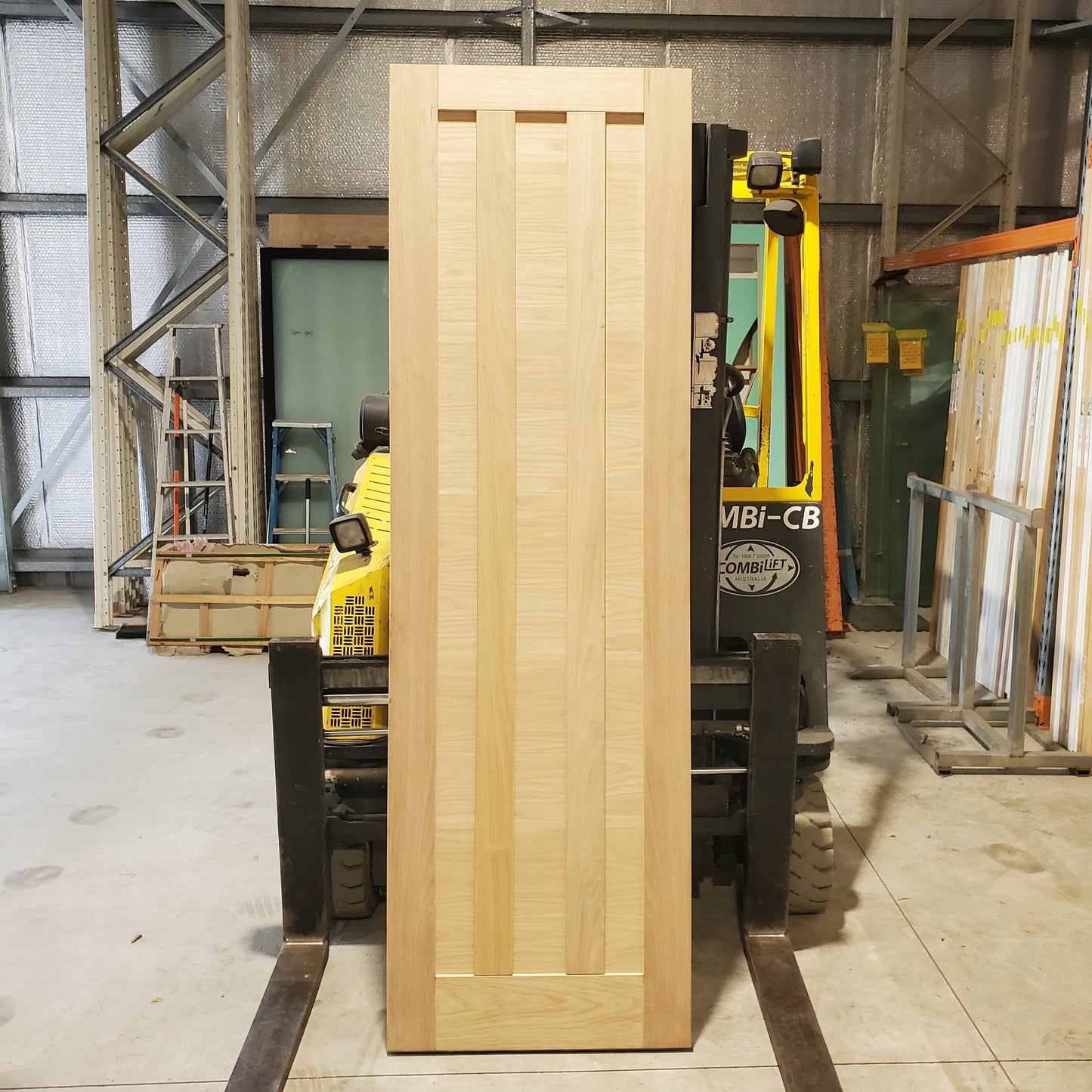 Timber Door - 2340h x 720w Solid Core Internal Door w/ Infill Panels *Factory Second* 30387