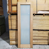 Timber Entry Door - 2340 x 770w Solid Core w/ 1 x Obscure (Frosted) Glass *Factory Second* 30398