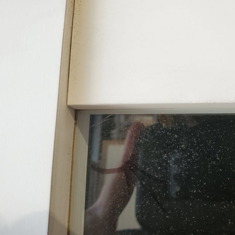 Internal Timber Door - 2340 x 820w Solid Core w/ 4 X Clear Glass  (HAM4) *Factory Second* 30411