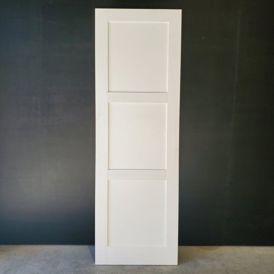Internal Timber Door - 2340 x 770w Solid Core w/ 3 x Infill Panels (PMOD10) *Factory Second* 30418