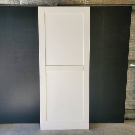Internal Barn Door - 2450h x 1000w Solid Core w/ 2 Infill Panels *Factory Second* 30421