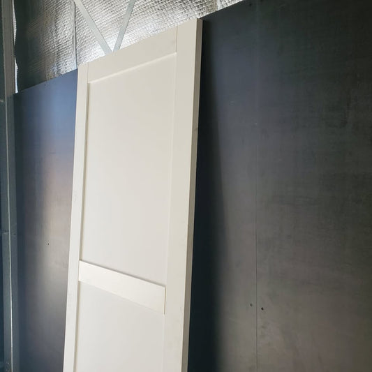 Internal Barn Door - 2450h x 1000w Solid Core w/ 2 Infill Panels *Factory Second* 30421
