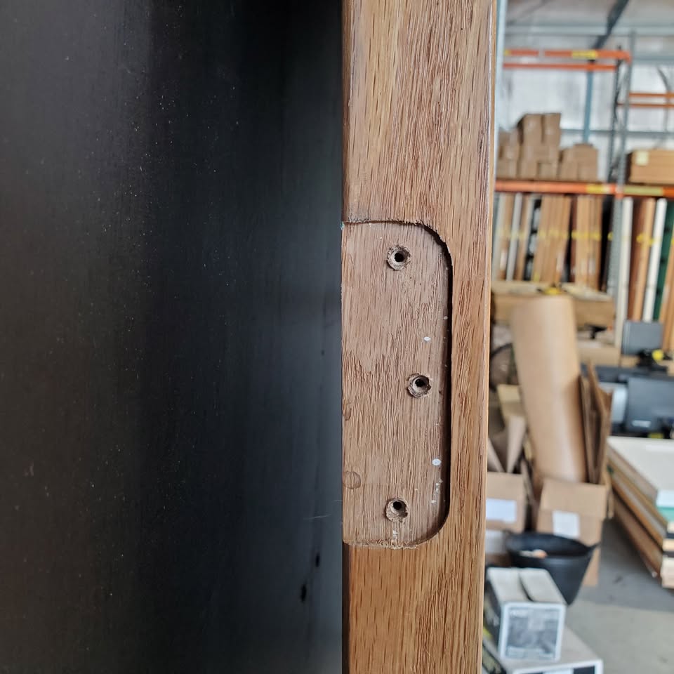 External Timber Door - 2340h x 1020w Solid Core w/ Pattern (ELEMWS A2) *Factory Second* 30470