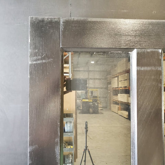 External Timber Door - 2340h x 815w Solid Core w/ 2 X Clear Glass  *Factory Second* 30474