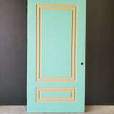 External Timber Door - 2340h x 1200w Solid Core w/ Routered Pattern  *Factory Second* 30475