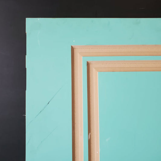 External Timber Door - 2340h x 1200w Solid Core w/ Routered Pattern *Factory Second* 30475