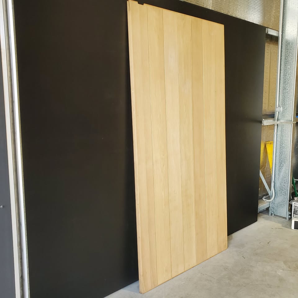 External Timber Door - 2340h x 1200w Solid Core w/ Pattern (ELEMWS A2) *Factory Second* 30476