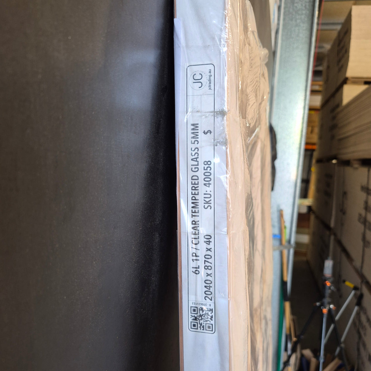 Timber Entry Door - 2040h x 870w Solid Core w/ 6 x Clear Glass + Infill Panel *New* 40058