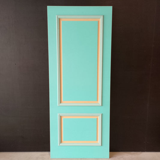 External Timber Door - 2040h x 820w Solid Core w/Pattern and Mouldings 1 Side *Factory 2nd* 30498