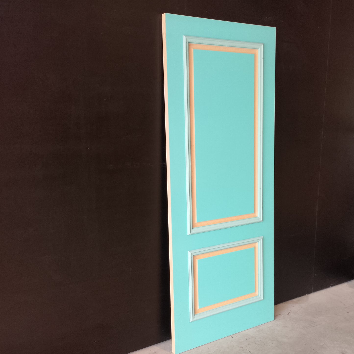 External Timber Door - 2040h x 820w Solid Core w/Pattern and Mouldings 1 Side *Factory 2nd* 30498