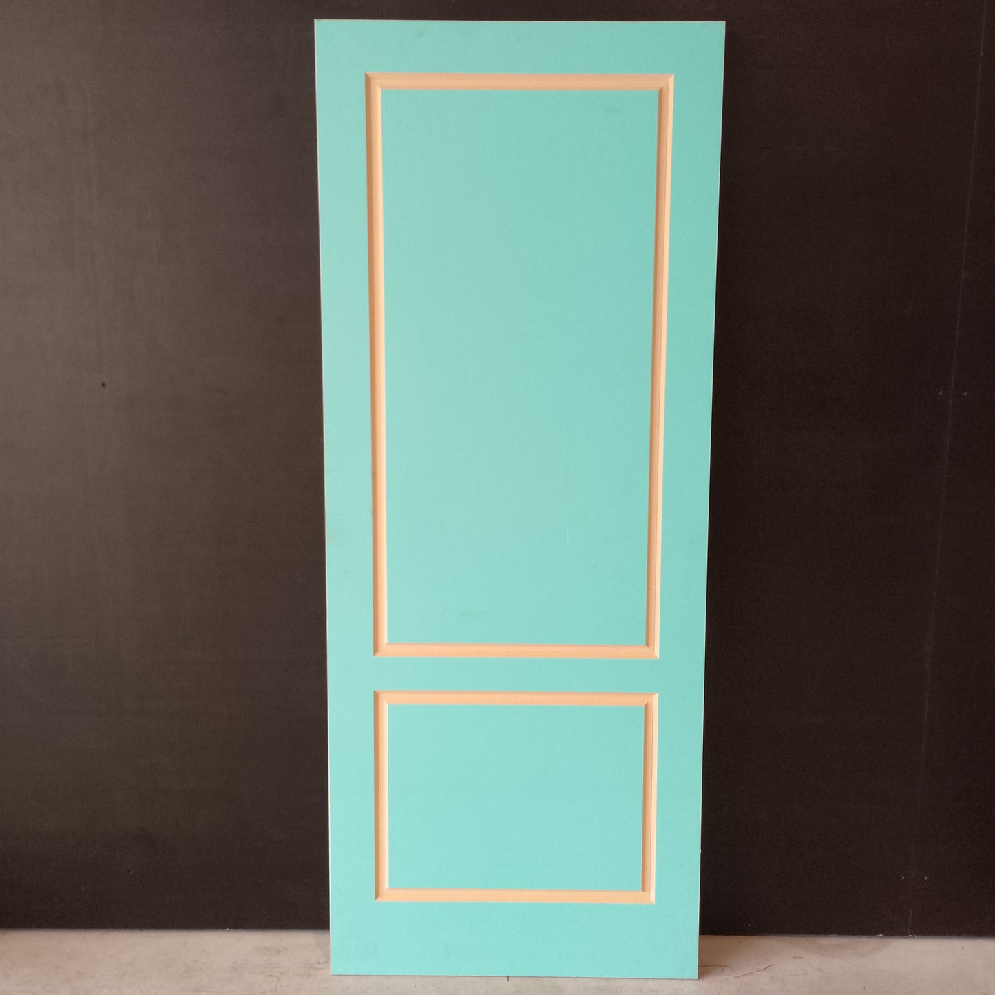 External Timber Door - 2040h x 820w Solid Core w/Pattern and Mouldings 1 Side *Factory 2nd* 30498