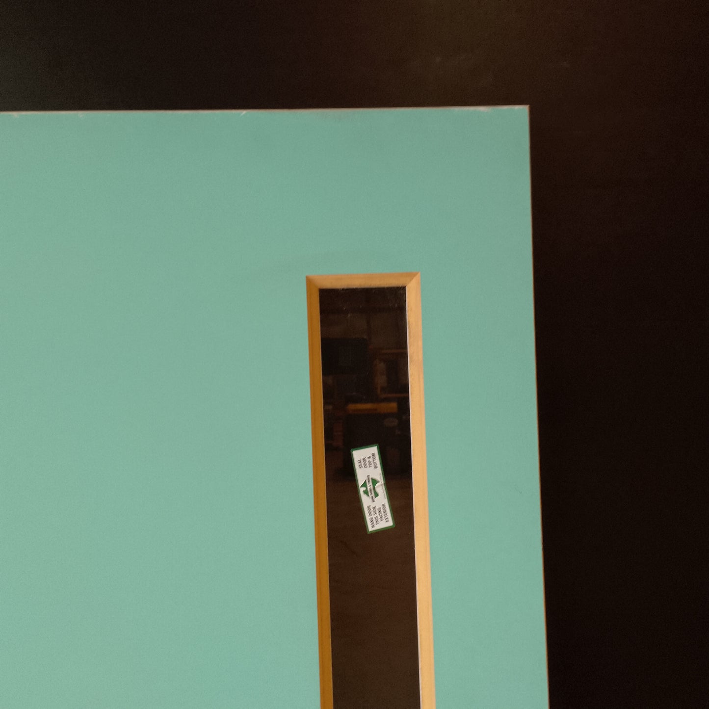 External Timber Door - 2040h x 916w Solid Core w/ 1 X Clear Glass  (XN1) *Factory Second* 30508