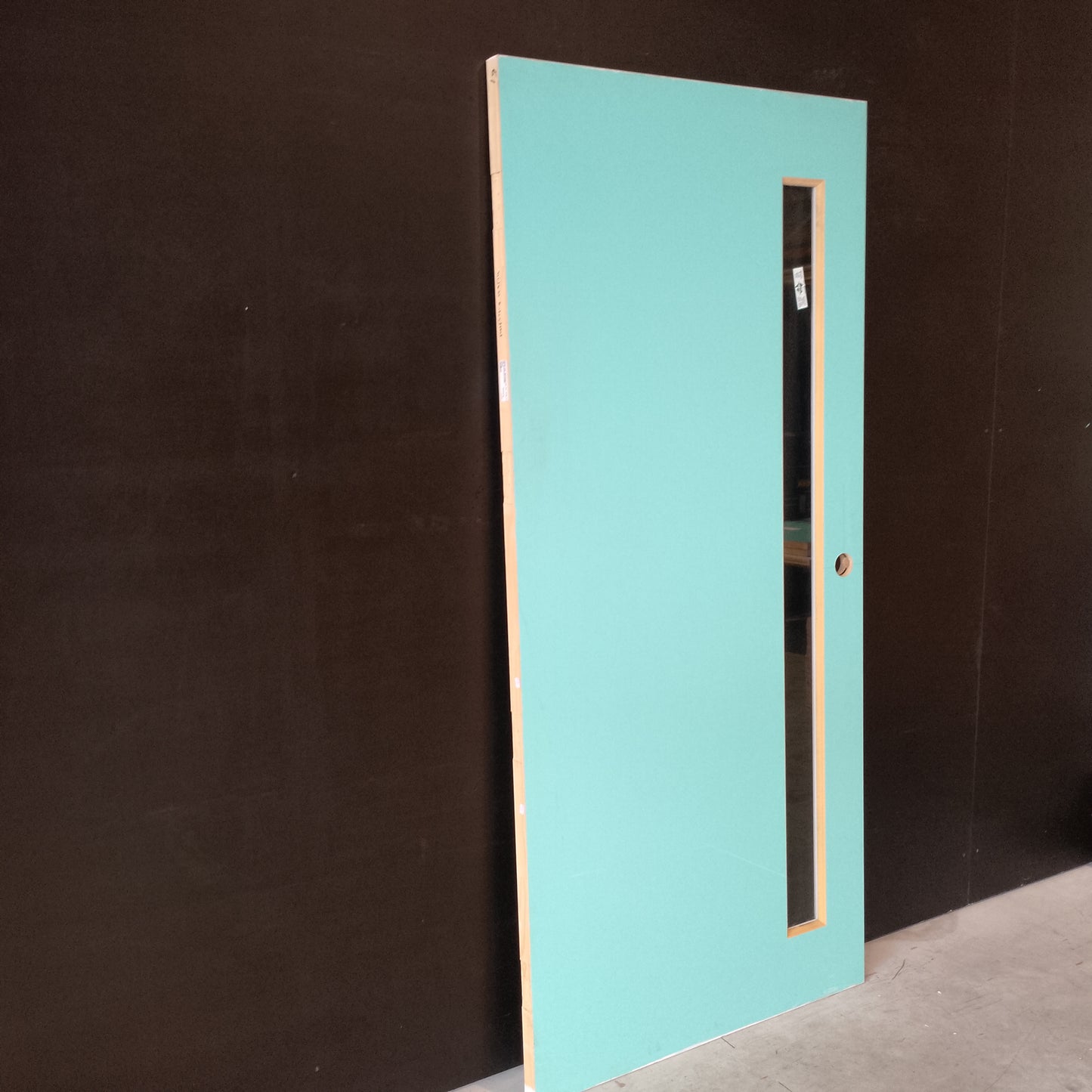 External Timber Door - 2040h x 916w Solid Core w/ 1 X Clear Glass  (XN1) *Factory Second* 30508
