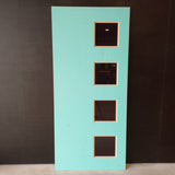 External Timber Door - 2040h x 920w Solid Core w/ 4 X Tinted Glass  (XN7) *Factory Second* 30509