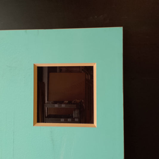 External Timber Door - 2040h x 920w Solid Core w/ 4 X Tinted Glass (XN7) *Factory Second* 30509