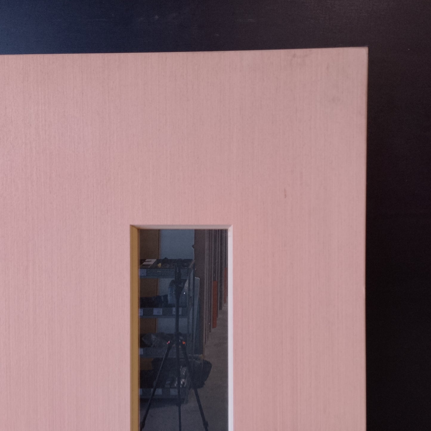 Timber Entry Door - 2040h x 1200w Solid Core w/ 1 X Clear Glass (PMAD PV 101) *Factory 2nd* 30521
