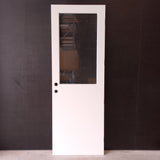 External Timber Door - 2340h x 820w Solid Core w/ 1 X Clear Glass  *Factory Second* 30527
