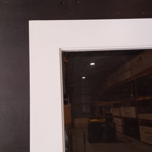 External Timber Door - 2340h x 820w Solid Core w/ 1 X Clear Glass *Factory Second* 30527