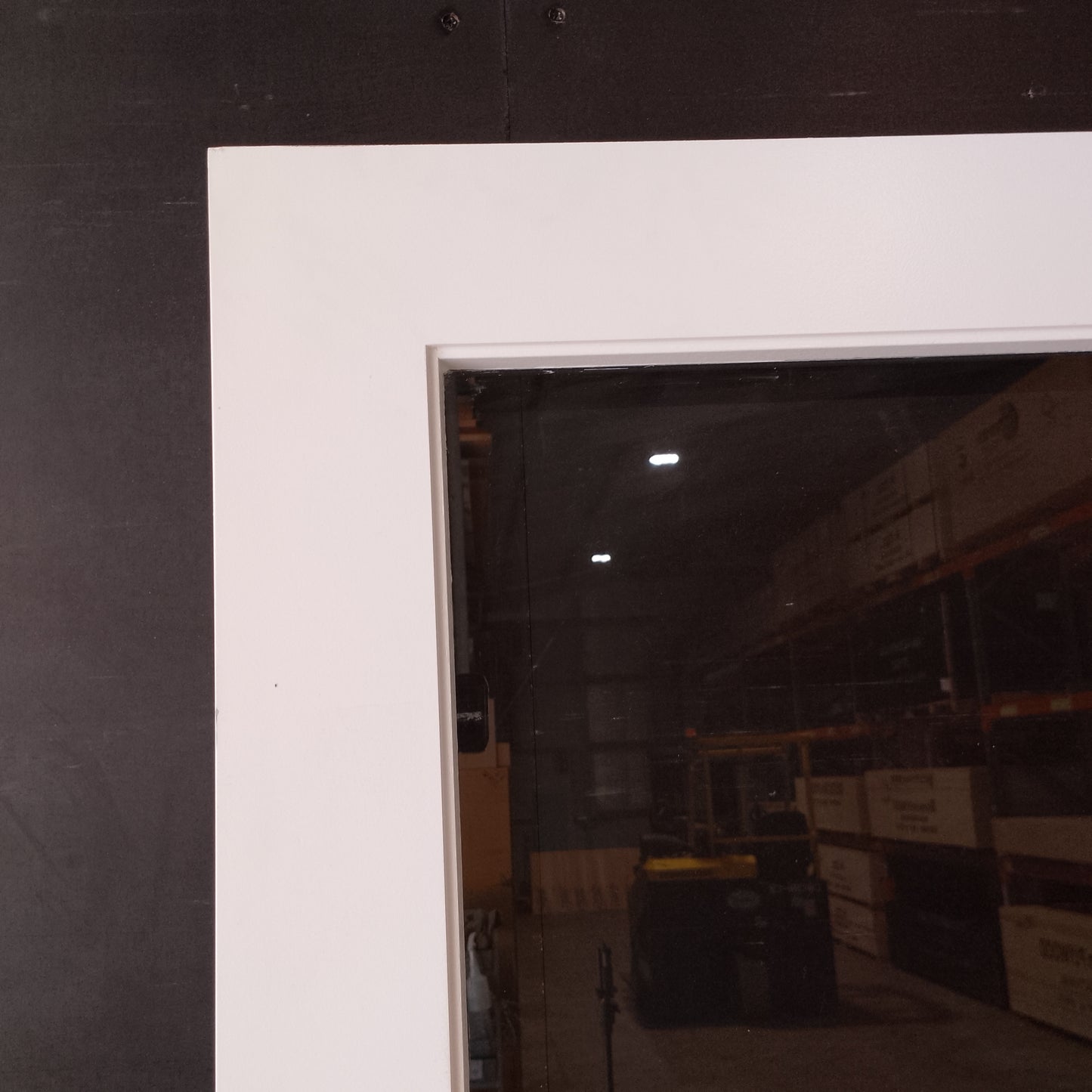 External Timber Door - 2340h x 820w Solid Core w/ 1 X Clear Glass  *Factory Second* 30527
