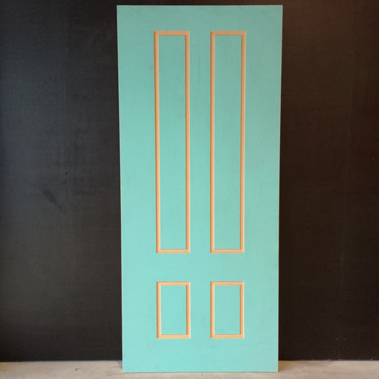 External Timber Door - 2340h x 1020w Solid Core w/ Routered Pattern  (XVP11) *Factory Second* 30529