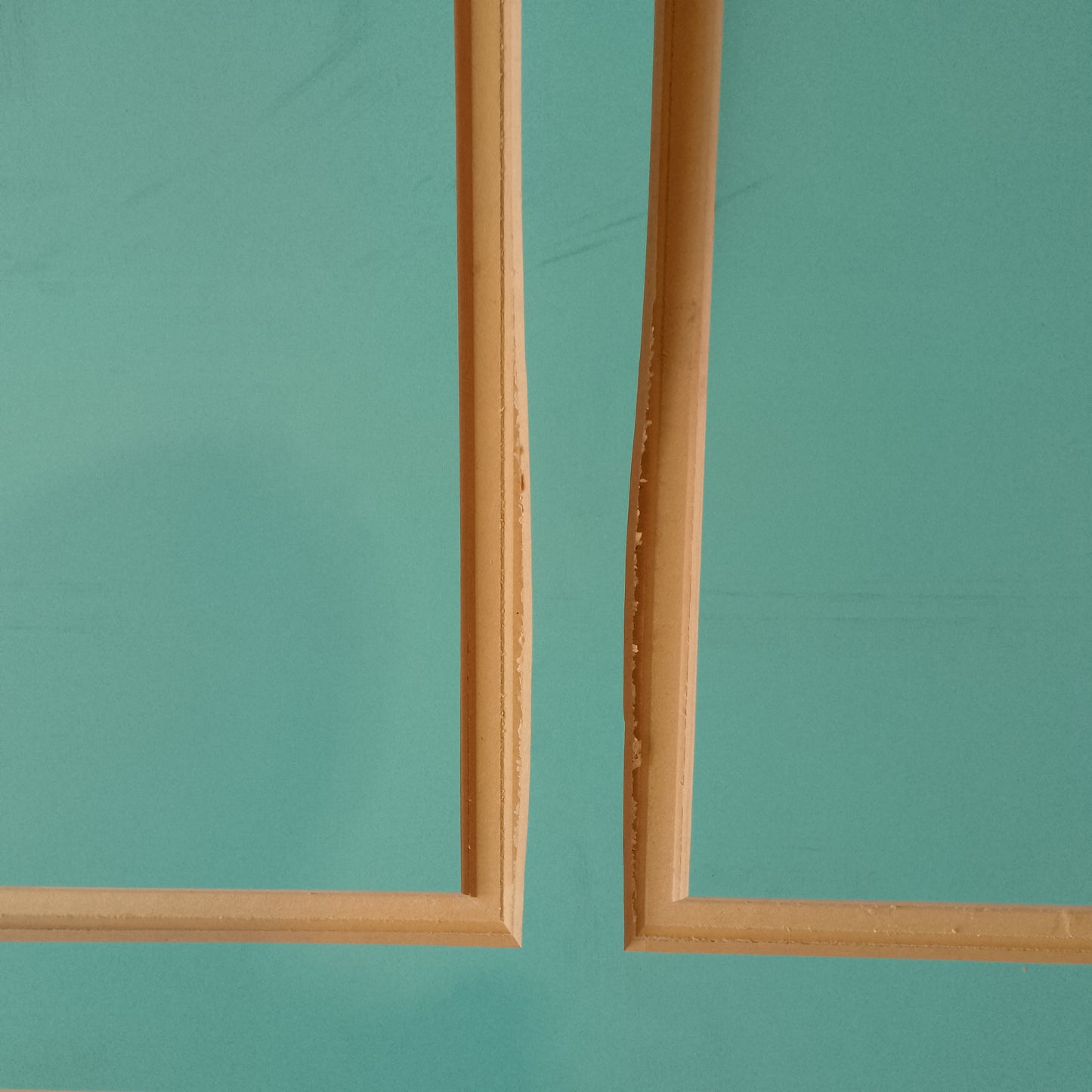 External Timber Door - 2340h x 1020w Solid Core w/ Routered Pattern  (XVP11) *Factory Second* 30529
