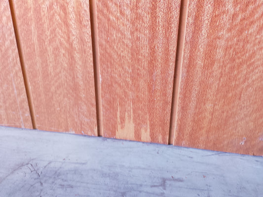 External Timber Door - 2340h x 1200w Solid Core w/ Routered Pattern (XLR500) *Factory 2nd* 30532