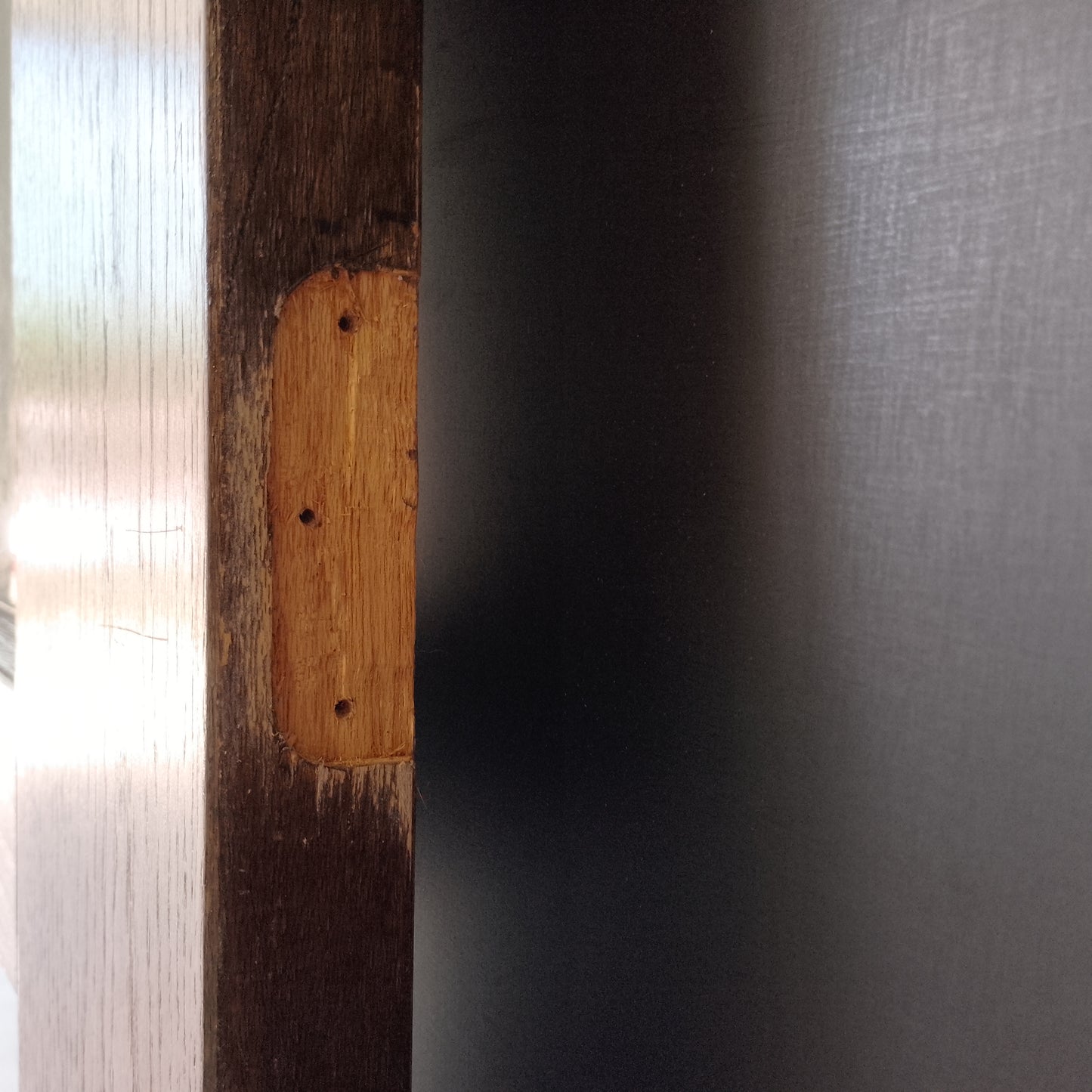 External Timber Door - 2335h x 1200w Solid Core w/ 5 X Obs Glass  (AWOWS5G) *2nd Hand* 30535