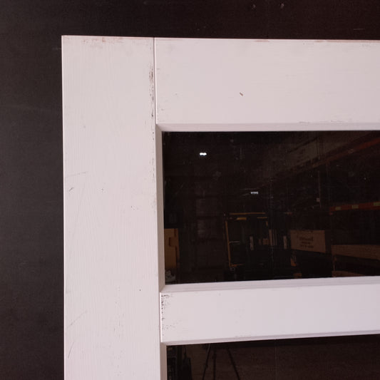 External Timber Door - 2340h x 1200w Solid Core w/ 5 X Clear Glass  (AWOWS5G) *2nd Hand* 30536