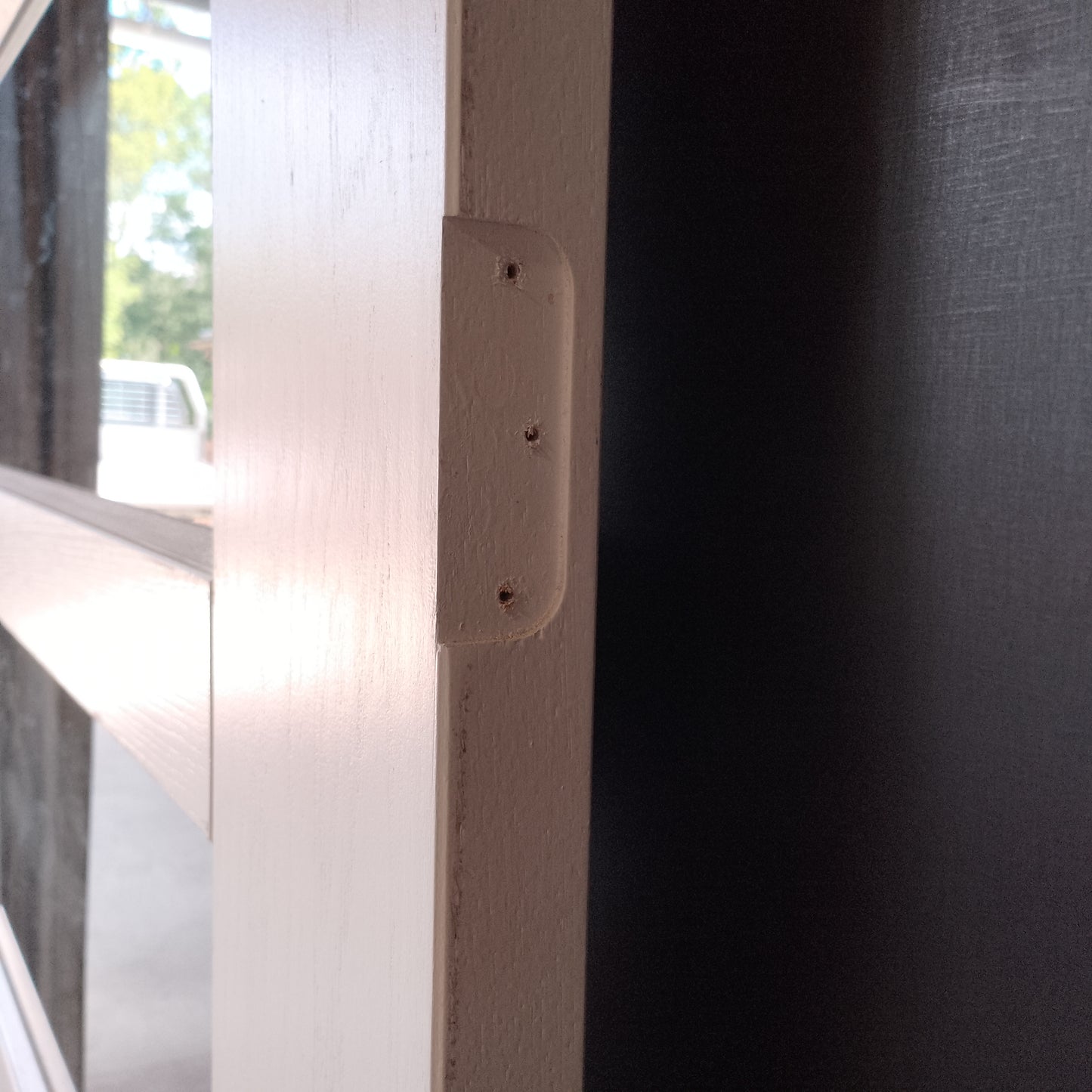 External Timber Door - 2340h x 1200w Solid Core w/ 5 X Clear Glass  (AWOWS5G) *2nd Hand* 30536