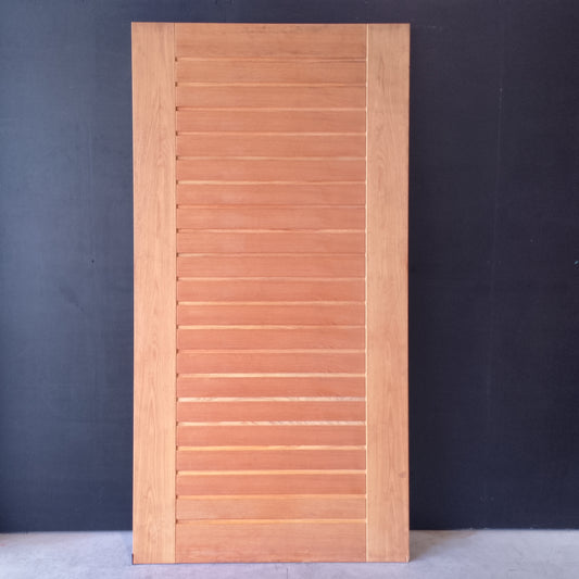 External Timber Door - 2340h x 1200w Solid Core w/ Pattern  (AWOWS19H) *Factory 2nd* 30537
