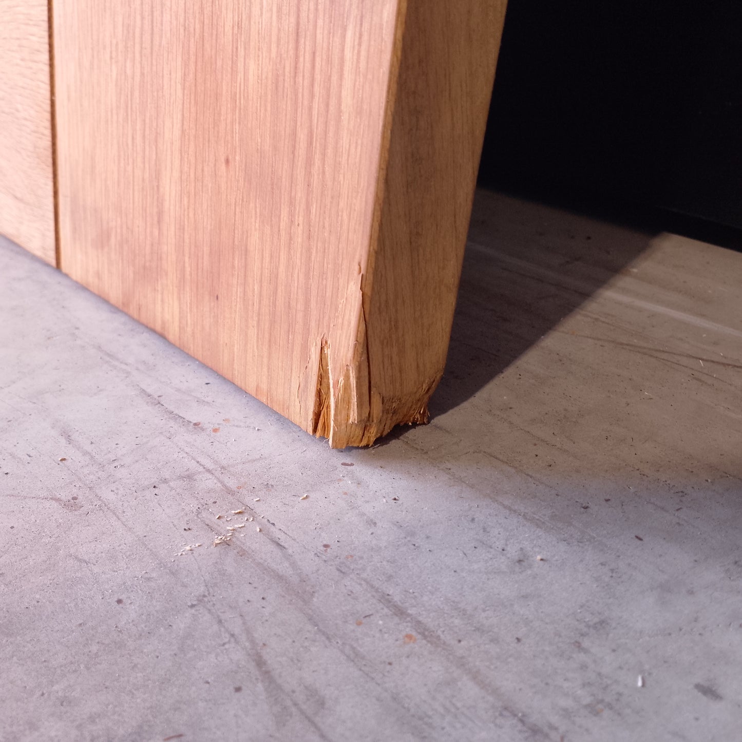 External Timber Door - 2340h x 1200w Solid Core w/ Pattern  (AWOWS19H) *Factory 2nd* 30537