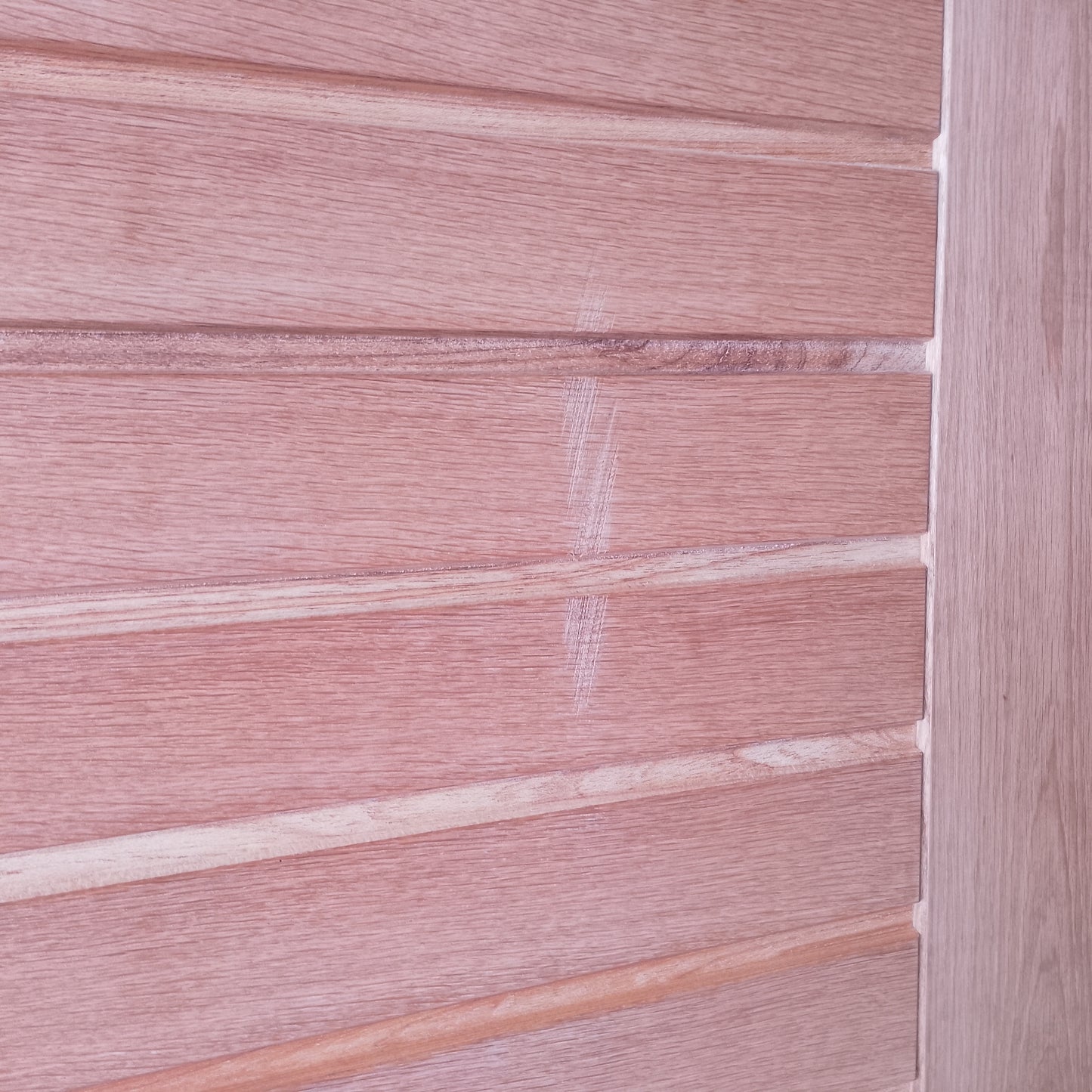 External Timber Door - 2340h x 1200w Solid Core w/ Pattern  (AWOWS19H) *Factory 2nd* 30537