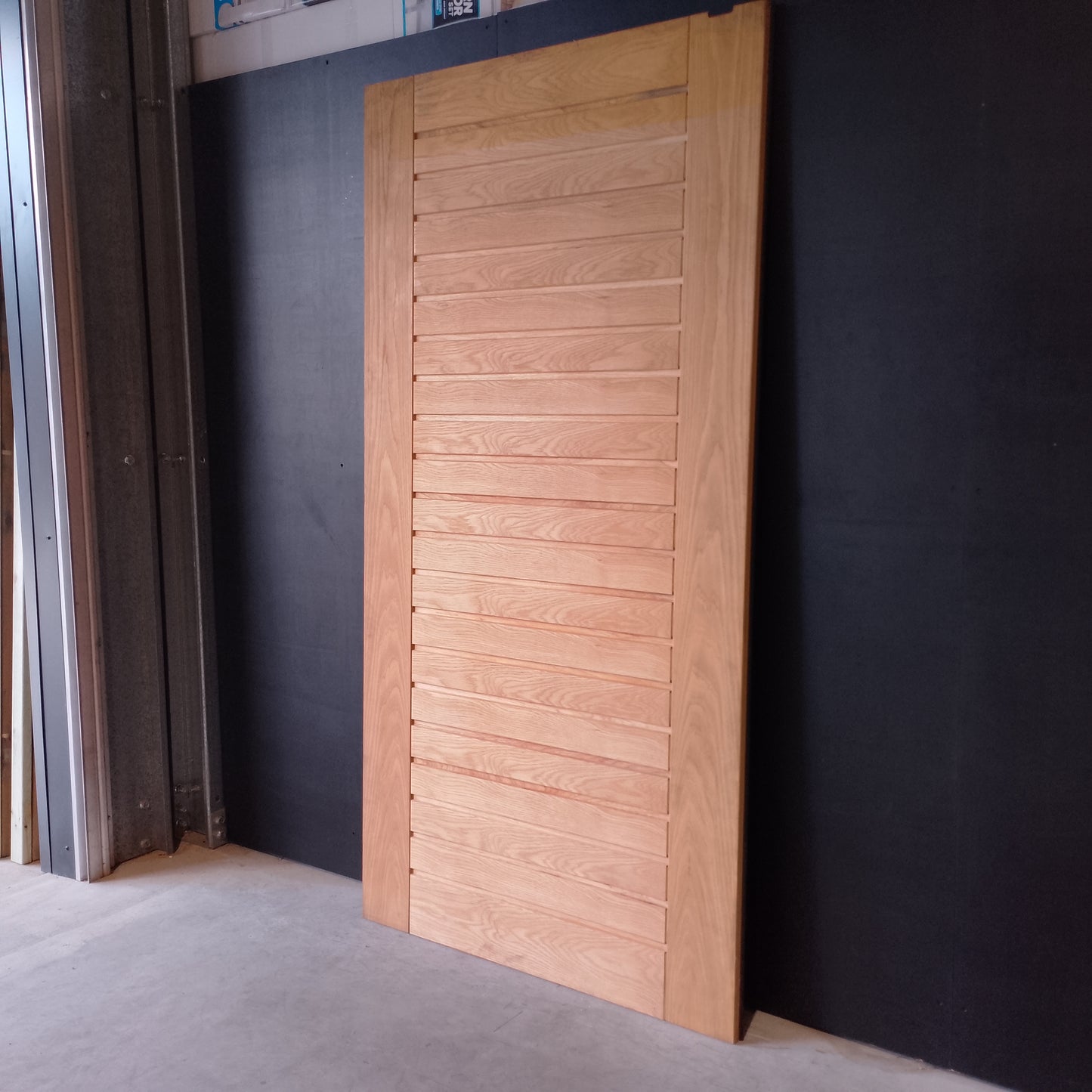 External Timber Door - 2340h x 1200w Solid Core w/ Pattern  (AWOWS19H) *Factory 2nd* 30538