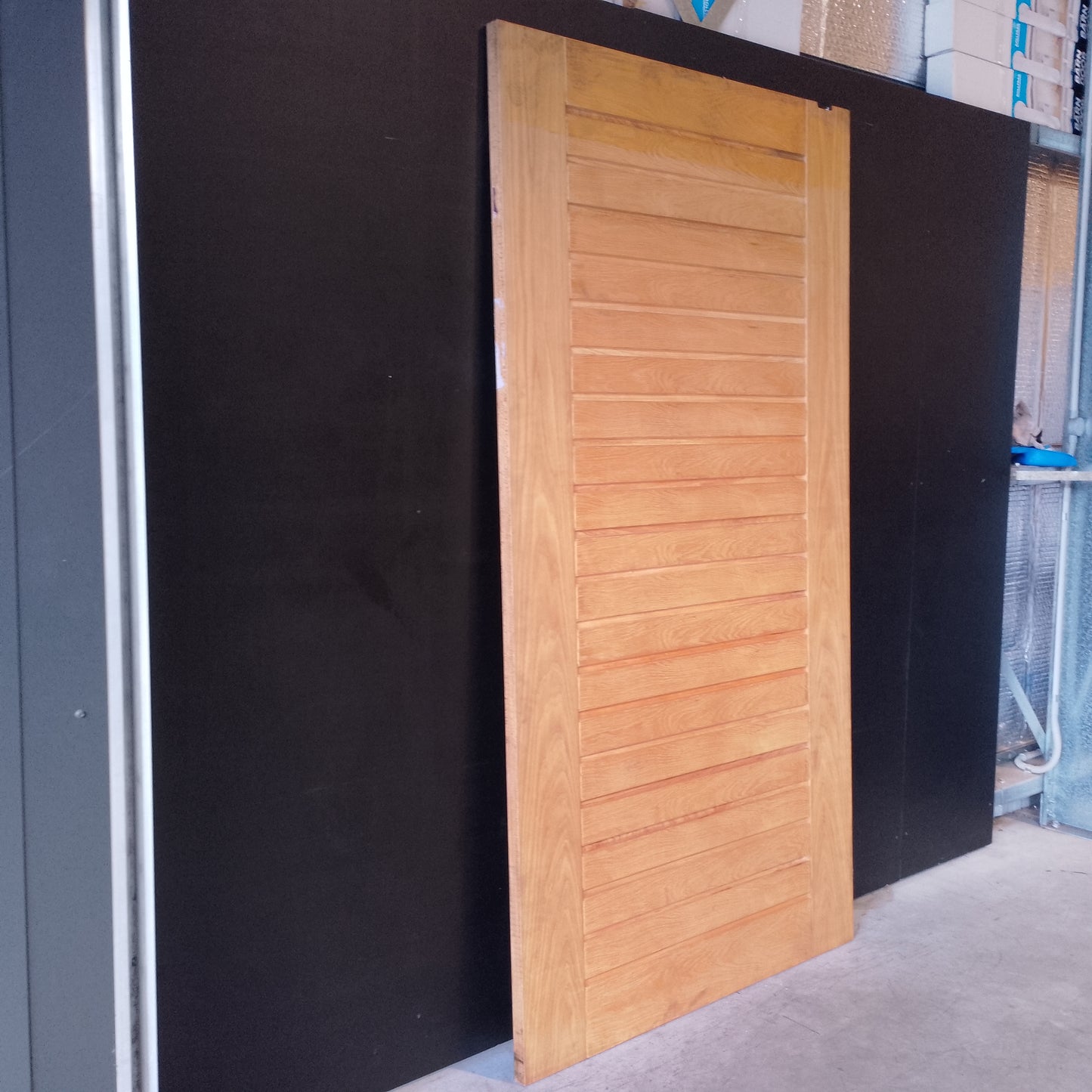 External Timber Door - 2340h x 1200w Solid Core w/ Pattern  (AWOWS19H) *Factory 2nd* 30538