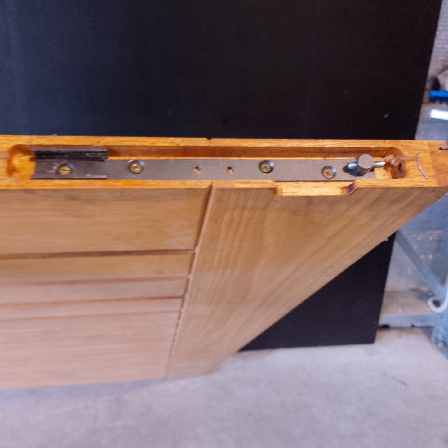 External Timber Door - 2340h x 1200w Solid Core w/ Pattern  (AWOWS19H) *Factory 2nd* 30538