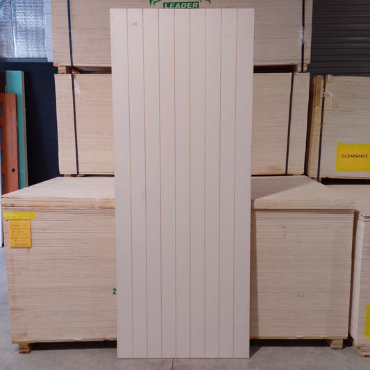 Internal Timber Door - 2340h x 920w Hollow Core w/ Pattern  (HAG11) *Factory Second* 30545