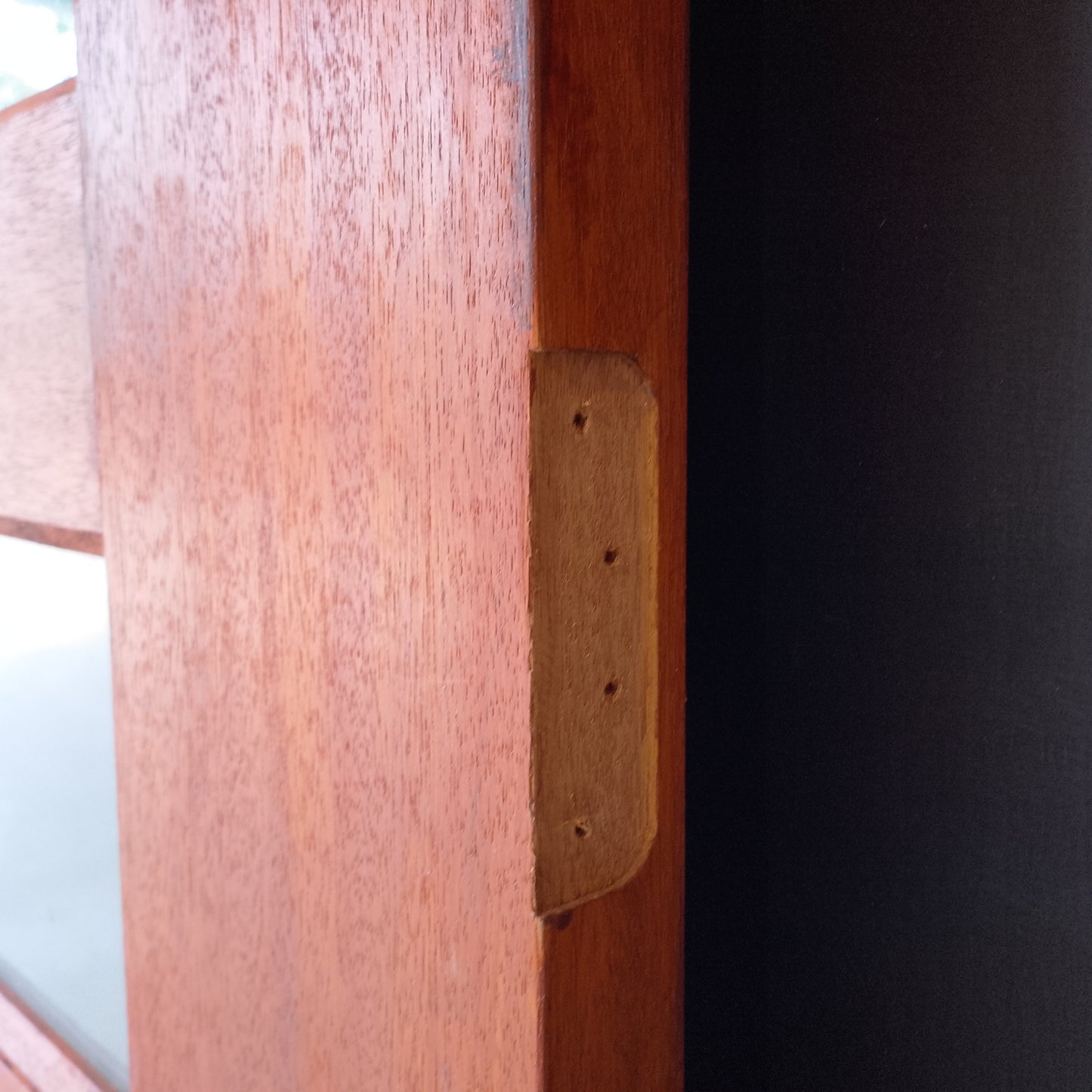 External Timber Door - 2040h x 1200w Solid Core w/ 6 X Obscure (frosted) Glass  (XS26) *Factory 2nd* 30560