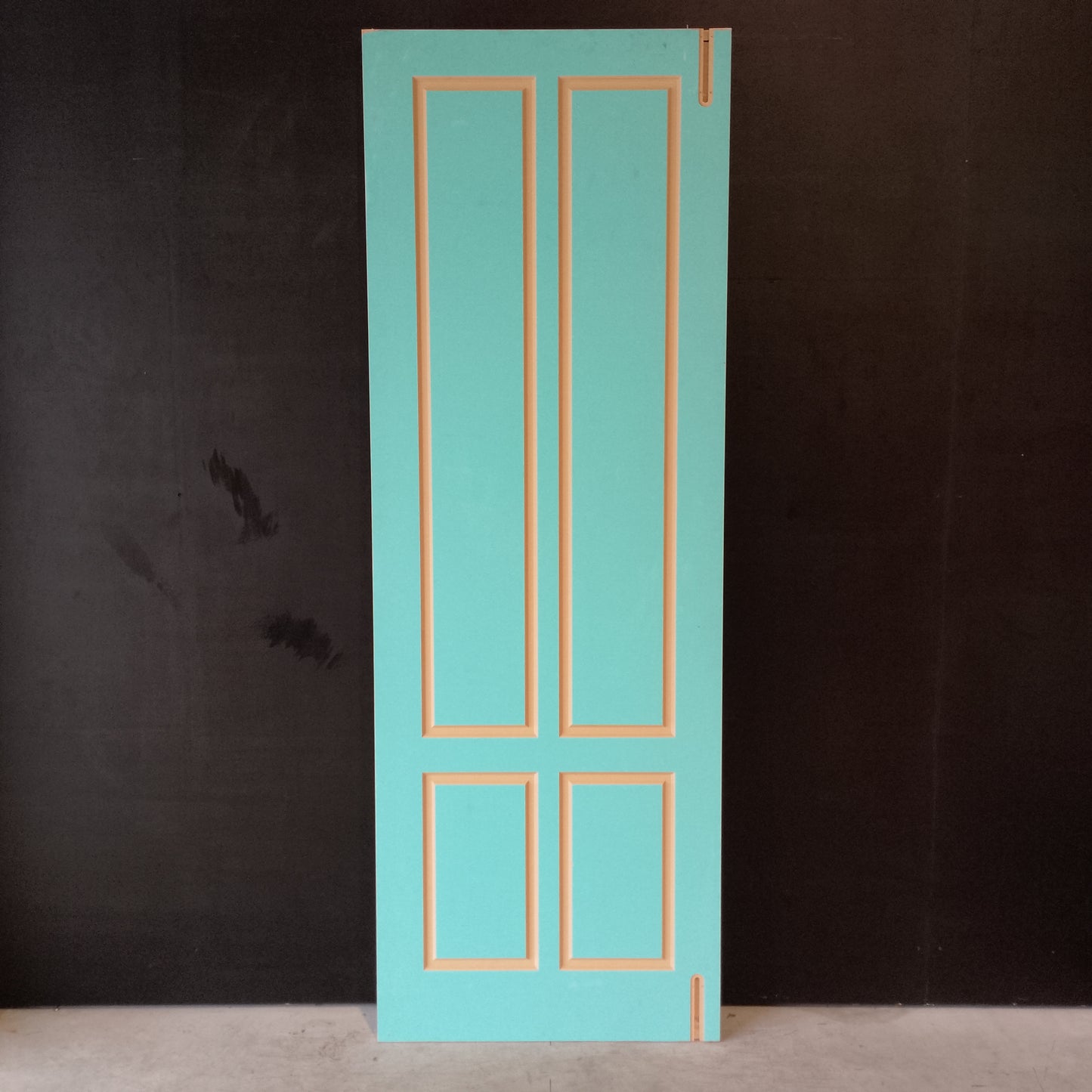 External Timber Door - 2040h x 820w Solid Core w/ Pattern Both Sides and Raised Mouldings on one side  (XVP11) *Factory 2nd* 30563