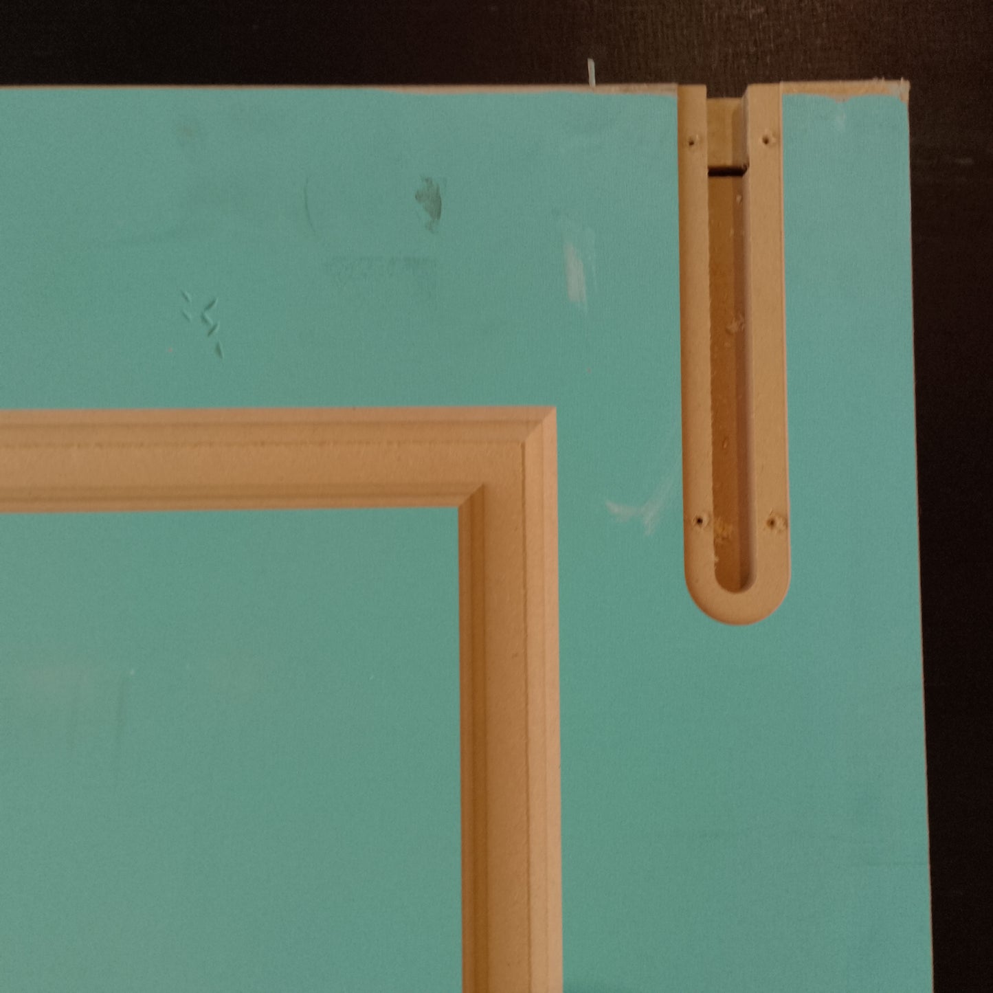 External Timber Door - 2040h x 820w Solid Core w/ Pattern Both Sides and Raised Mouldings on one side  (XVP11) *Factory 2nd* 30563