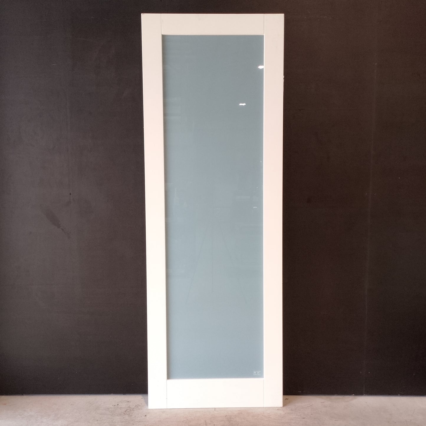 Internal Timber Door - 2340h x 820w Semi-Solid w/ 1 X Obscure Glass  (PMOD10GT) *Factory 2nd* 30564